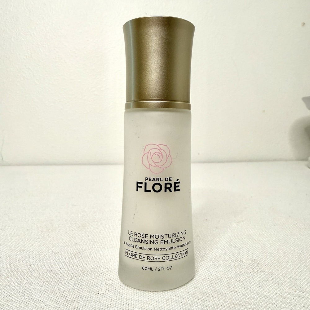 Pearl de Flore Le Rose Moisturizing Cleansing Emulsion 2 Fl Oz 60ml New No Box